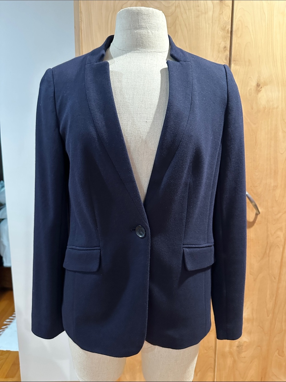 Talbot's Classic Navy Single-Button Women's Blazer